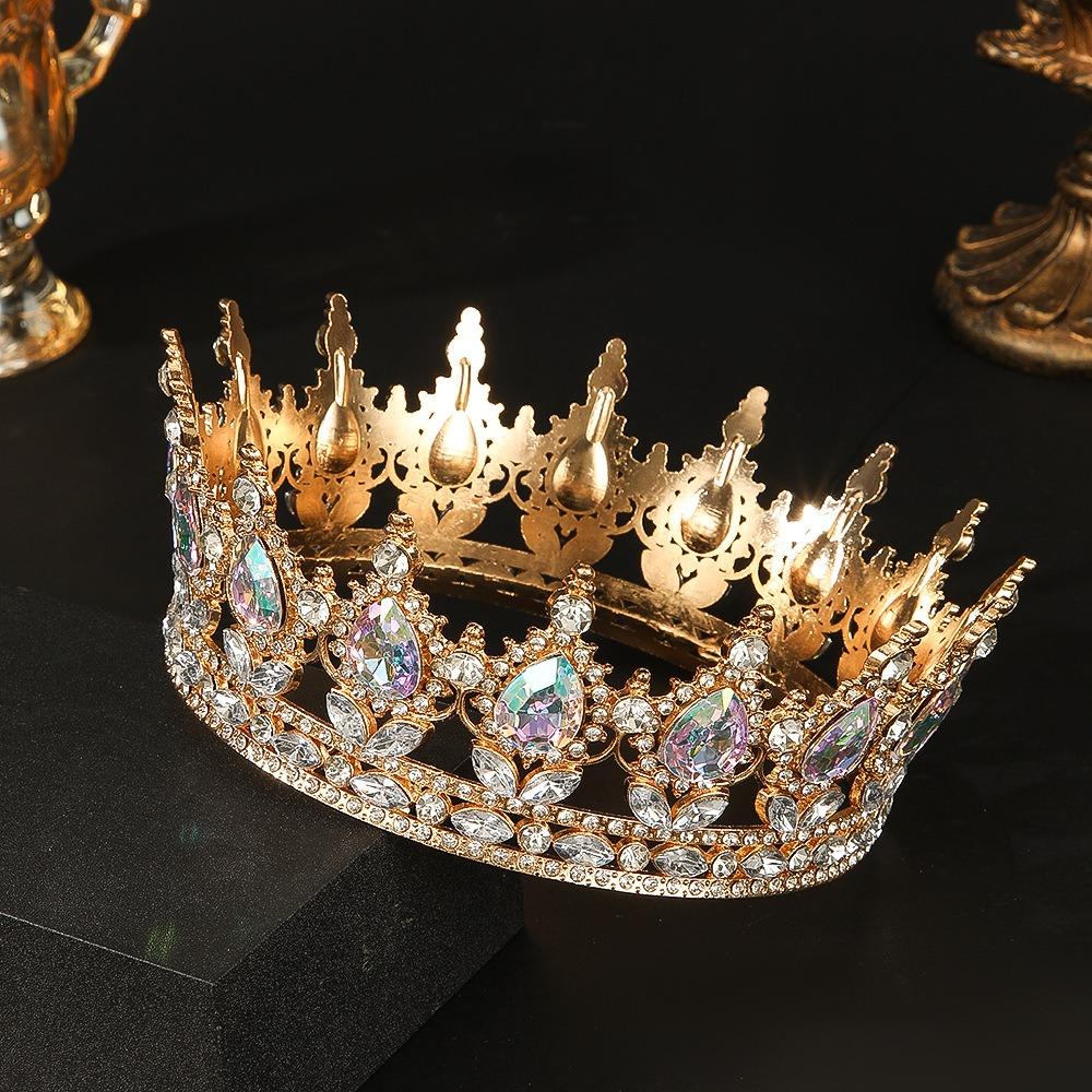 Exquisite Crystal Bridal Crown Headpiece Elegant Luxury Design For Weddings Birthdays And Formal Events Versatile Decor For Women And Cake Ornaments