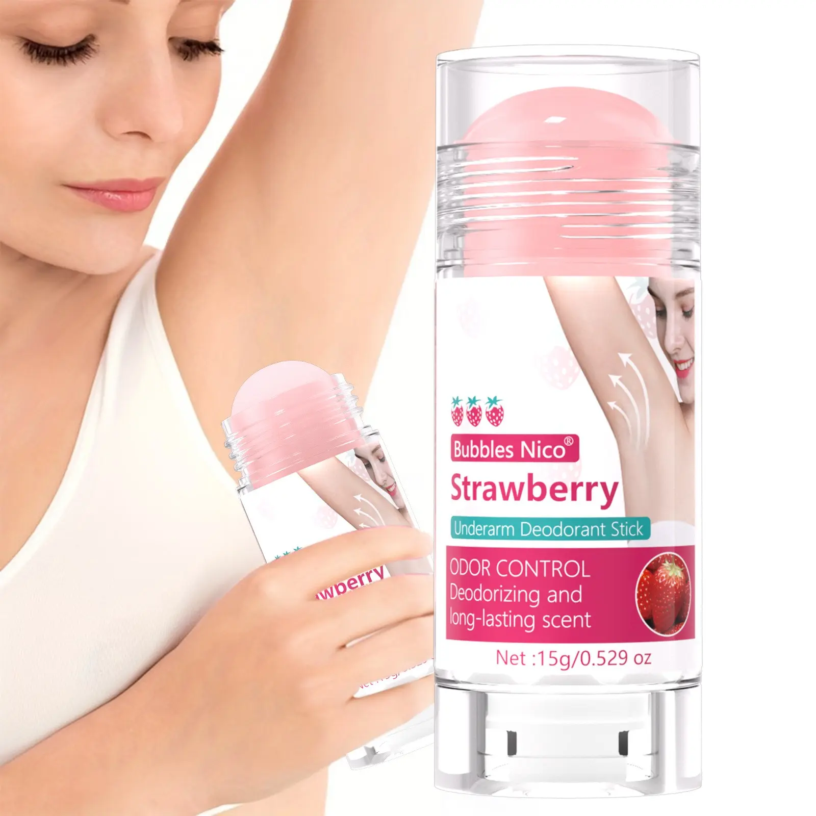 Long-Lasting Roll-On Deodorant Stick, Antiperspirant & Odor Removal, Daily Sports Essential, Naturally Freshens Your Space