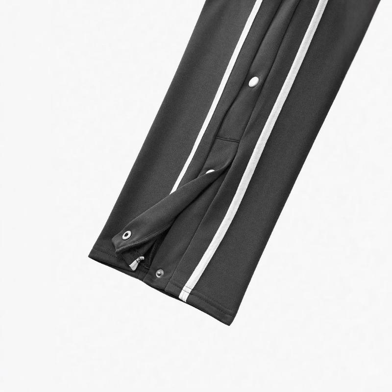 Kyn Apparel Men New Button Front Casual Pants High Street Trend Retro Style