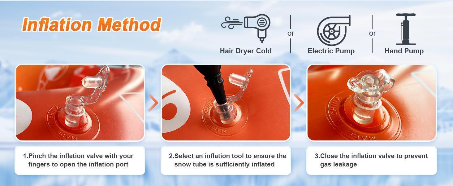 3Pack Snow Tubes,Space Pattern Style,Snow Sled for Kids and Adults, Cold-Resistant Inflatable Snow Tube, Thickened Heavy Duty Sleds for Winter with Handles, Snow Toys, Snow Sleds for Family Activities Outdoor Fun