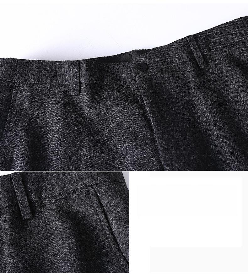 Men's All-Season Slim Fit Casual Suit  One-Button Notch Lapel Jacket with Pocket Detail & Center Vent