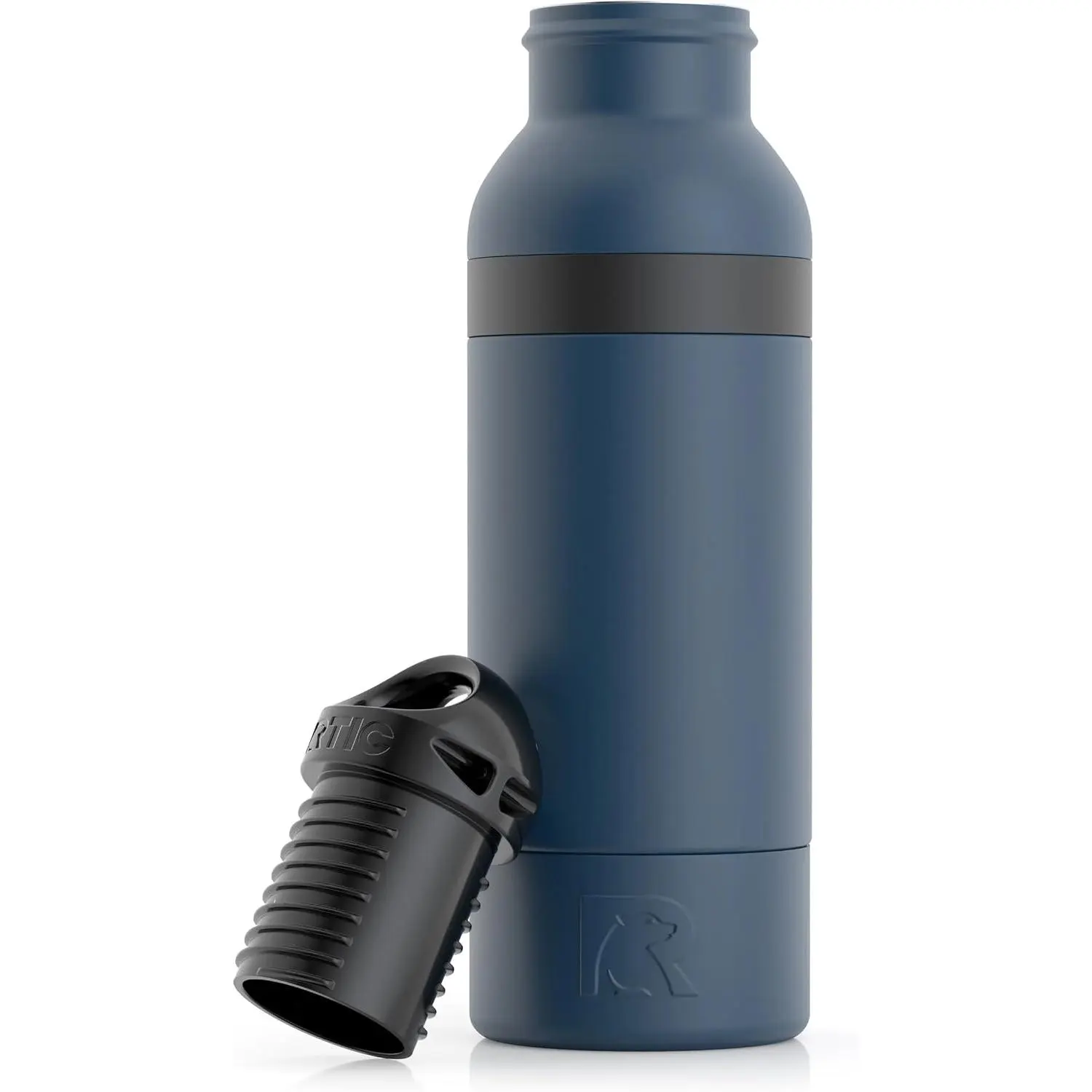 Bottle Chiller, Insulated Cooler for 12oz Glass Soda or 16oz  Bottles, Double Wall Vacuum Insulation, Stainless Steel,  Proof, Pacific