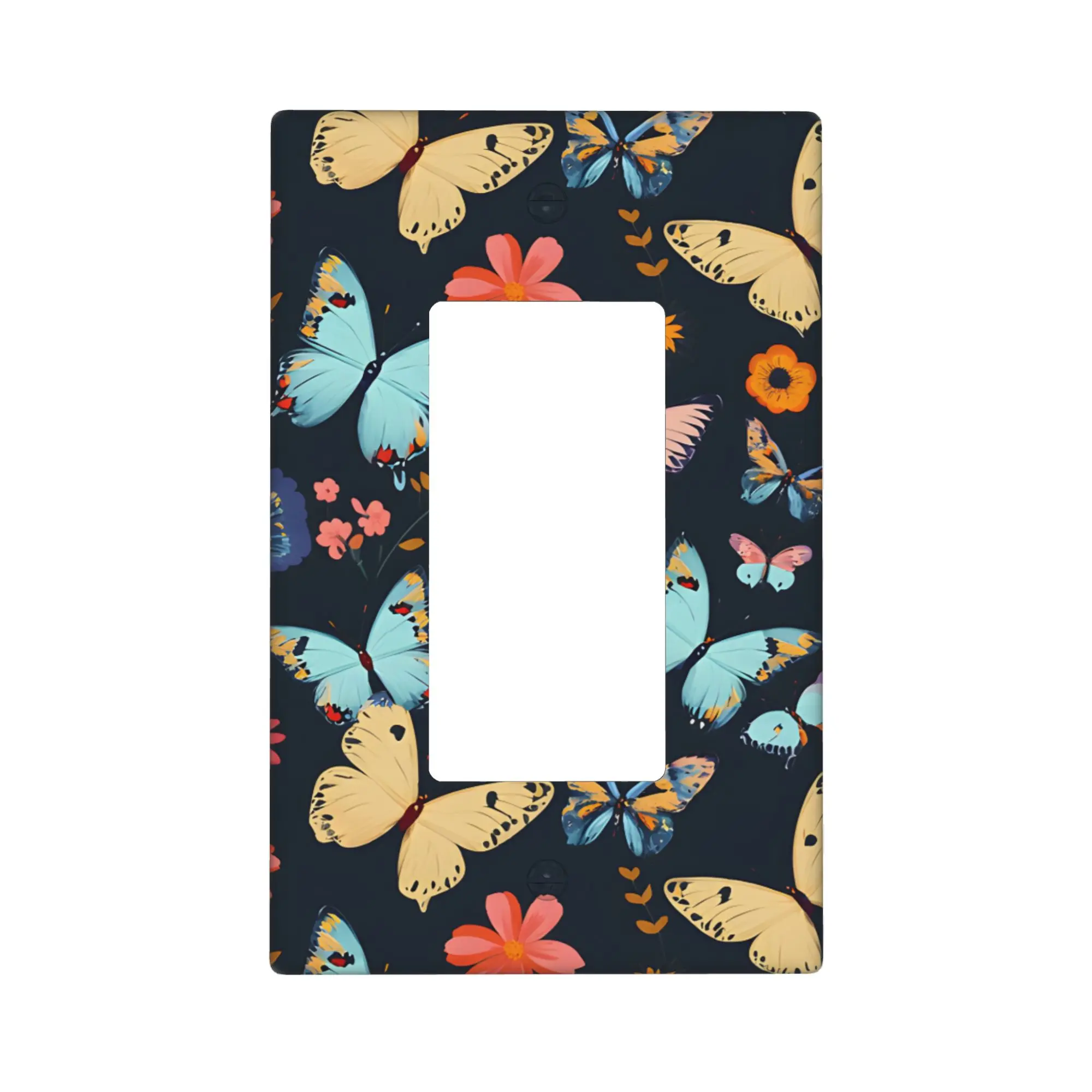 Butterfly Light Switch Cover Plate Decorative Polycarbonate Light Switch Covers Decorative Decorative Light Switch Cover Plates Decorative Outlet Covers Kitchen Outlet Covers Living Room Wall Decor Rental Decoration