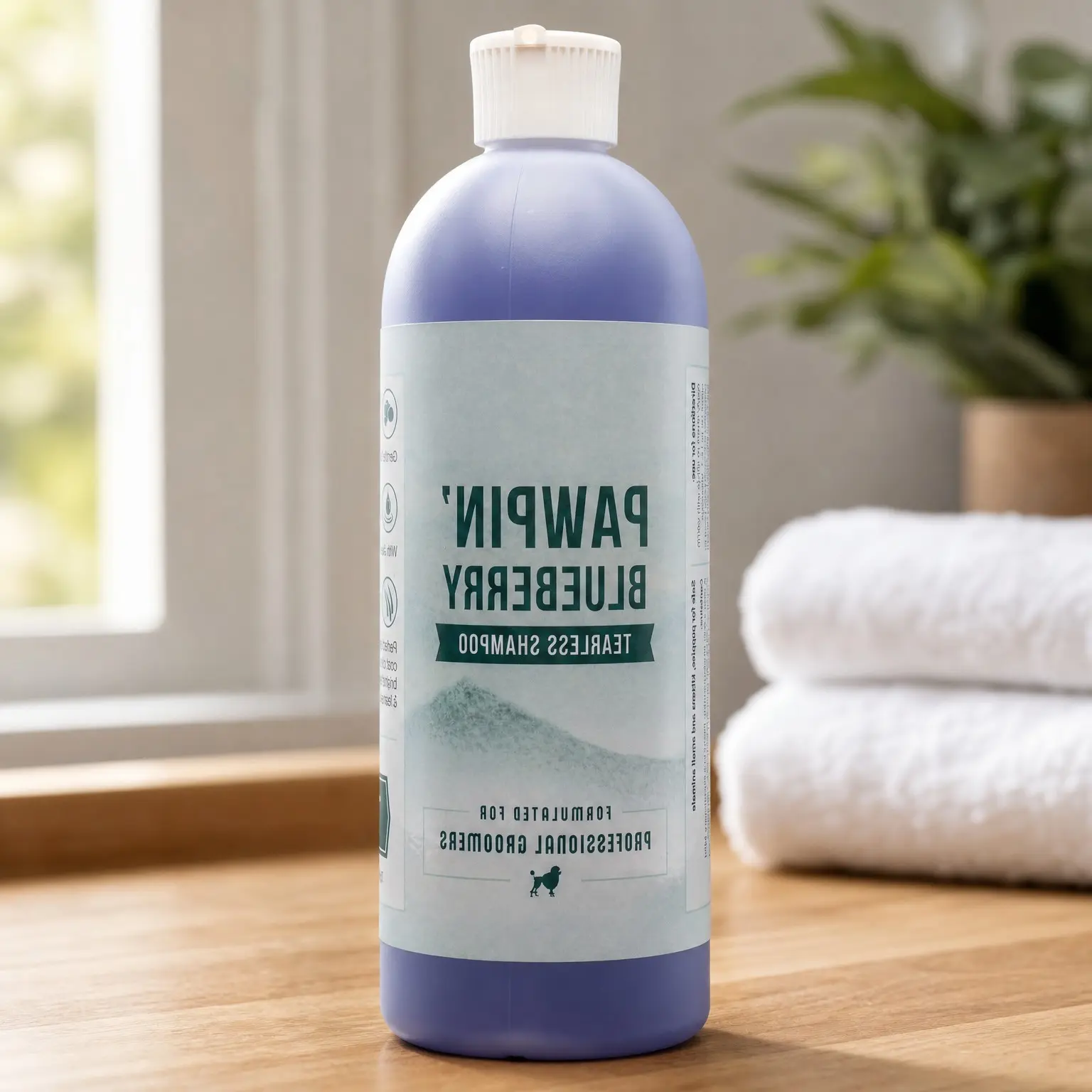 Pawpin' Blueberry Ultra Concentrated Dog Face and Body Wash for Pets, Makes up to 2 Gallons, Natural Choice for Professional Groomers, Tearless Formula, Made in USA, 16 ozGift