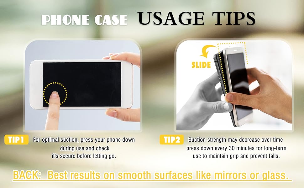 1PCS Silicone Suction Phone Case Mount,Non Slip Suction Cup Phone Mount,Hands-Free Phone Accessories Holder for Selfies and Videos,Silicon Adhesive Phone Stand Sticky Cellphone Smartphone