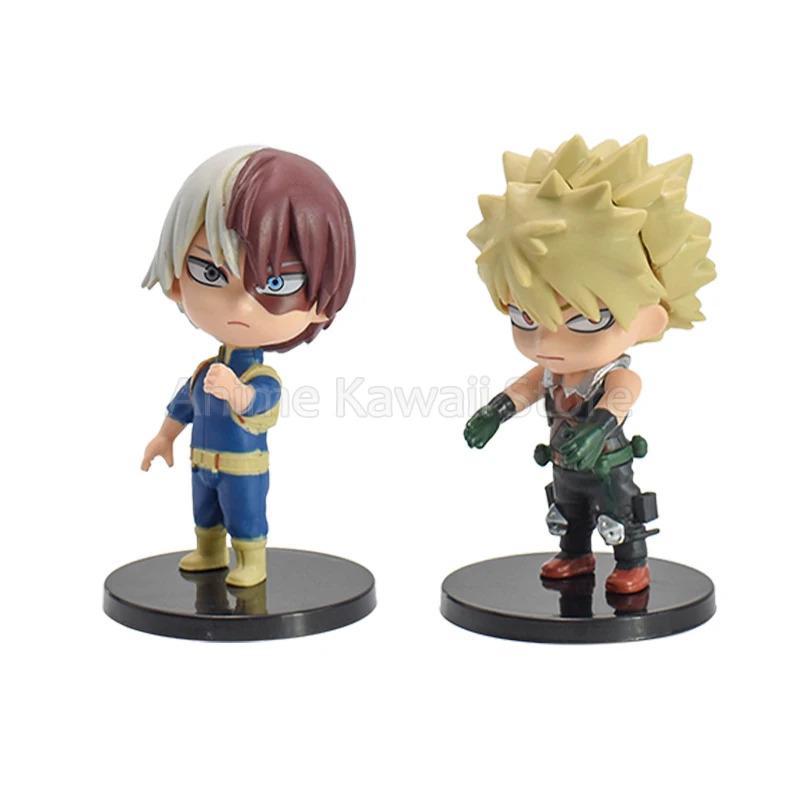 5Pcs/Set Anime My Hero Academia Action Figures Midoriya Izuku Bakugou Katsuki Todoroki Shouto Ochaco Uraraka Kirishima Model Toy