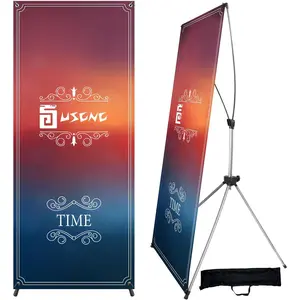 X Banner Stand Adjustable Fit Banner 23 x 63 to 32 x 78 Inch(STAND ONLY), Portable Travel Bag,Bigger,MoreAdaptableAdvertising,Stores, Tradeshow,Restaurant,Event,Birthday& Party (2 Pack)