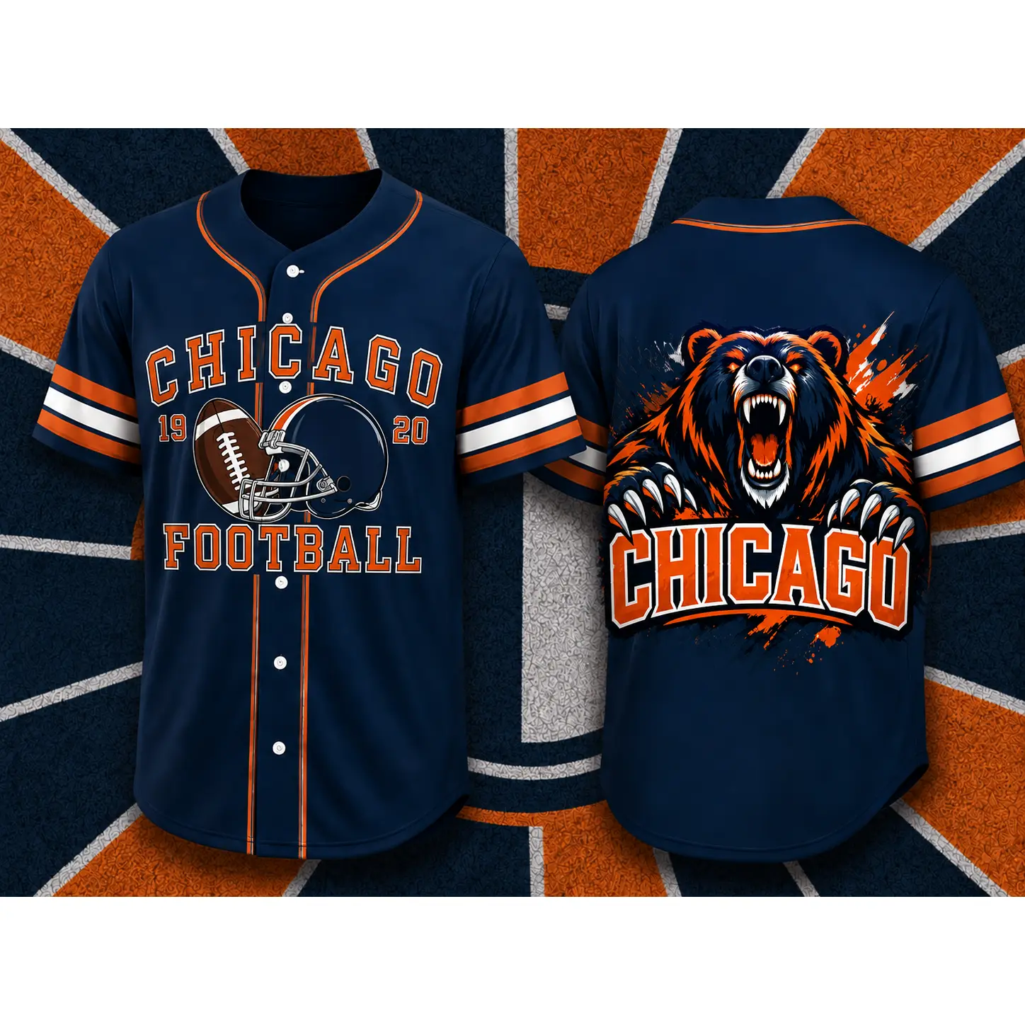 Football Game Day Team Fan Baseball Jersey, Sport Lover Graphic Shirt, Unisex Football Lover Gift
