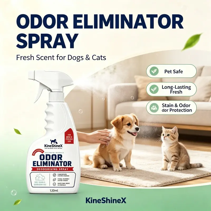 KineShineX Premium Anti-Odor Anti-Stain Dog Spray | Fresh Scent