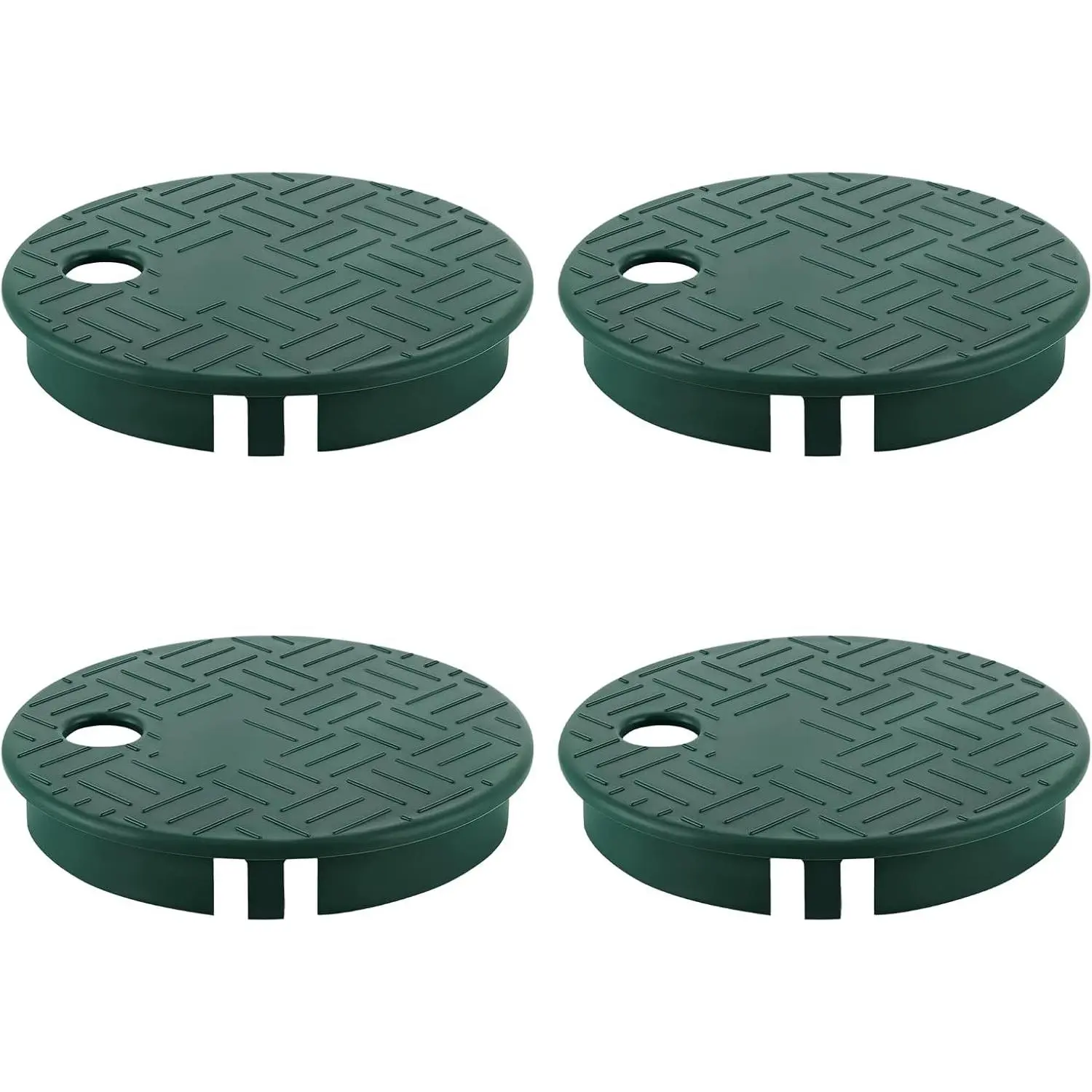 4 Pcs Sprinkler Valve Box Cover, 5.5" OD 6" Valve Box Cover Lid for Sprinkler Irrigation System, Valve Box Cover Lid for Outdoor Sprinkler Irrigation Control Water System Lawn (6 inch)