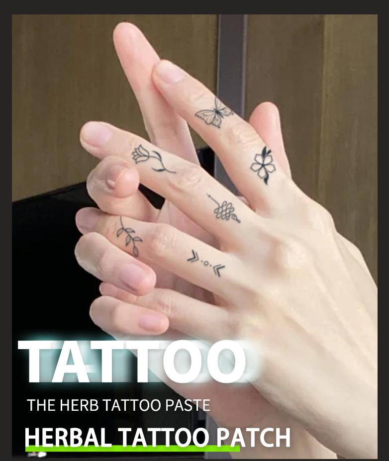 8 Sheets 154 Pcs Tiny Small Temporary Tattoos For Women Men Finger Hands, Cartoon Bohemia Fake Tattoo Stickers For  Parties, Festivals & Halloween,  Bulk Cute Black Long Lasting Vintage Tatoos Neck Cholo,