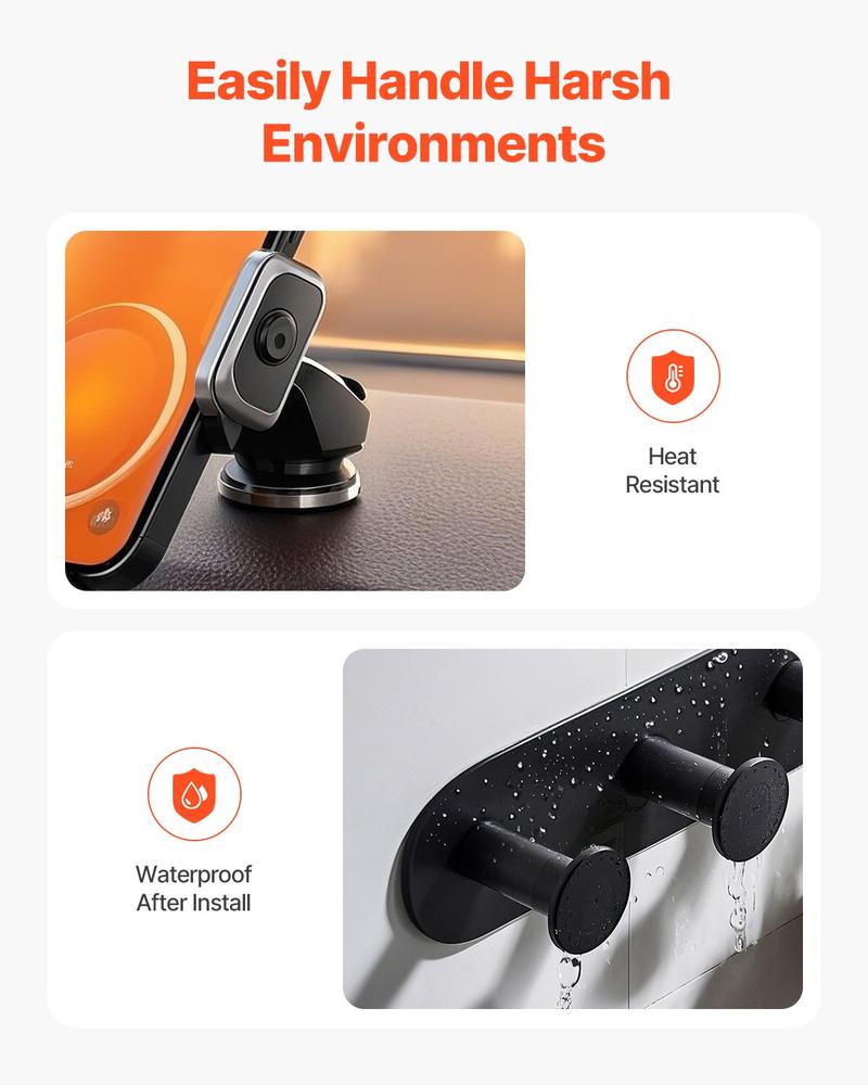 VEVOR Double Sided Tape Heavy Duty, 16 ft Long Nano Mounting Tape, Strong Adhesive & Reusable, Clear Two Sided Wall Tape, Removable Poster Picture Hanging Strips for Home, Office, Car, Outdoor Use VEVOR Double Sided Tape Heavy Duty, 16 ft Long Nano Mounting Tape, Strong Adhesive & Reusable, Clear Two Sided Wall Tape, Removable Poster Picture Hanging Strips for Home, Office, Car, Outdoor Use