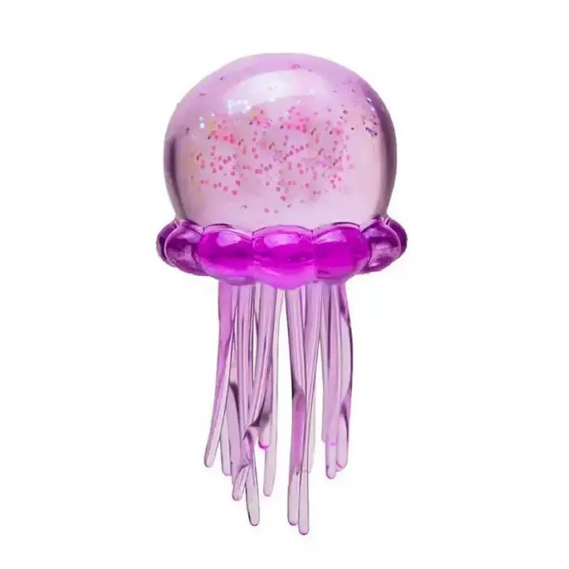 Super Soft Q-Press Jellyfish Stress Relief Toy, Transparent Slow Rebound Non-Sticky, Perfect Gift for Various Scenarios