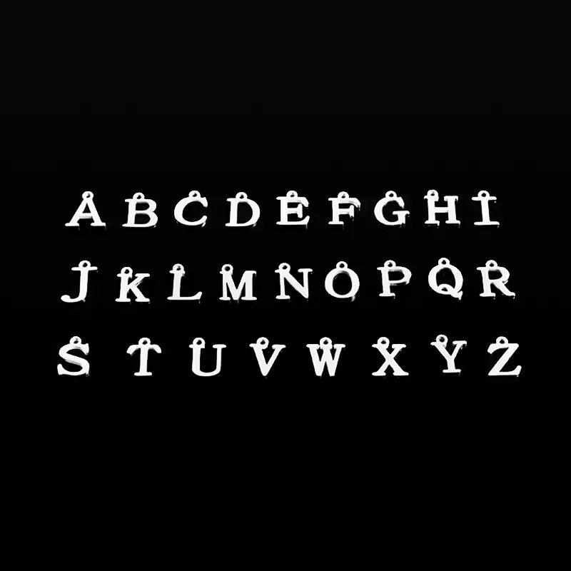 Trendy new 26-letter Cuban necklace Men's initials pendant chain Creative collarbone chain Hip-hop style necklace jewelry, boys' favorite gifts, boyfriend gifts