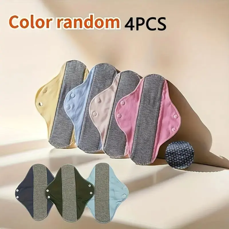 4pcs Incontinence Bed Pads, Washable Waterproof Leak-Proof Ultra-Absorbent Pads with Graphene Antimicrobial Tech, Odor Control & Skin Comfort, for Postpartum Care, No Stainless Steel Components, Protective Pads