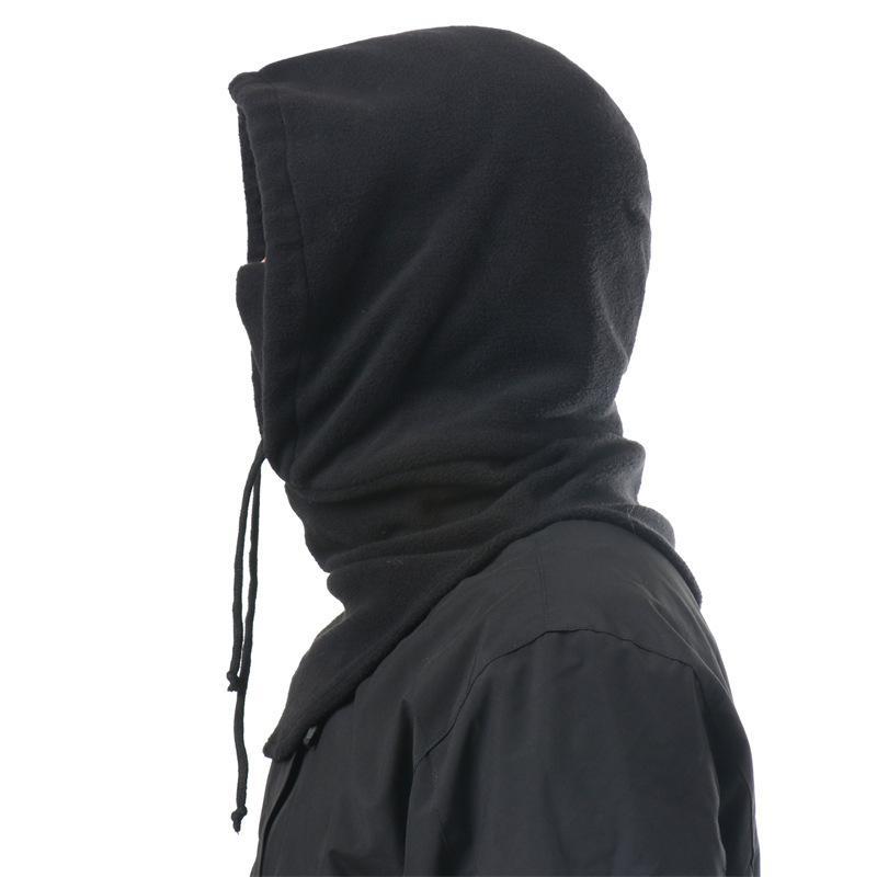 2-Pack Winter Balaclava Face Mask and Full Head Cover Hat - Windproof and Warm Face Mask with Full Coverage of Neck and Chin, Adjustable Drawstring and Soft Lining - Unisex Suitable for Outdoor Skiing, Cycling, Snow Sports - Durable Textile Fabric (Black)