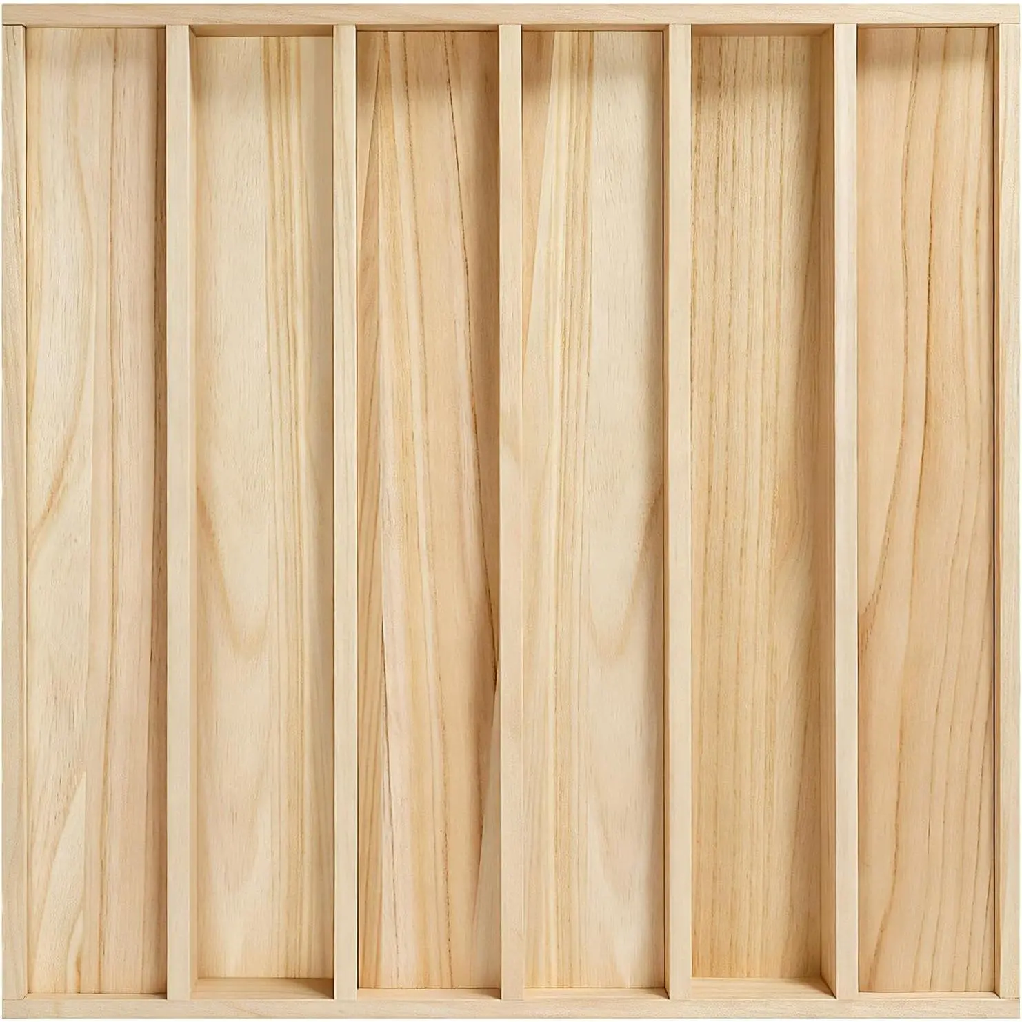 Sound Diffuser - 24 X 24 X 2.8 Inches Thick Acoustic Diffusion Panels Add Listening Room Musical Liveliness, Quadratic  Diffusor for Wall and Ceiling Acoustical  (1D)