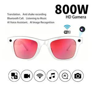 2026 New 8mp Camera Ai Smart Glasses, Color-Changing Bluetooth-compatible Calling, Photo Video Recording, Intelligent Sunglasses