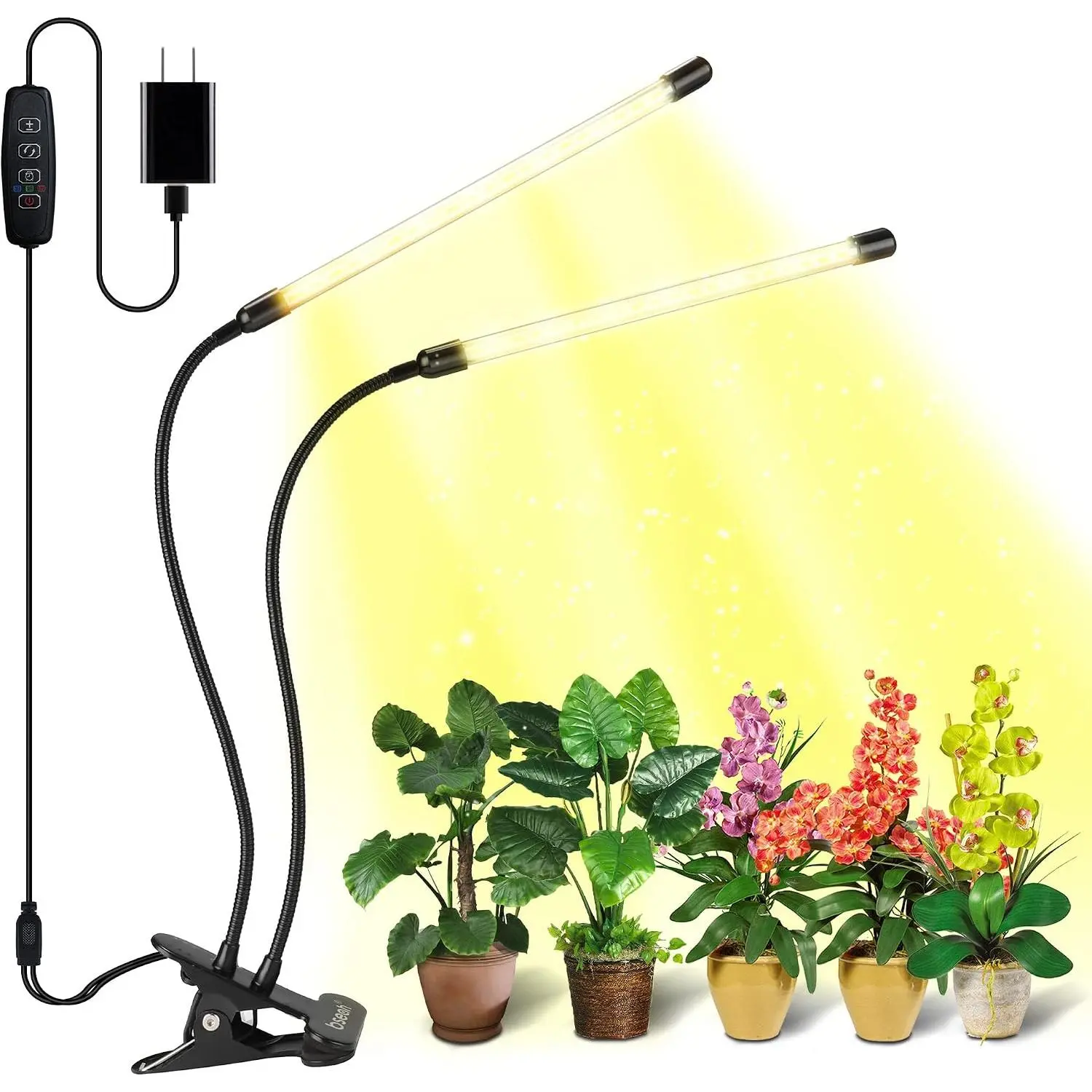 Grow Light  Lights for Indoor , Full   Grow Lamp, 10 Dimmable Levels, Auto  & Off with 3/9/12H Timer
