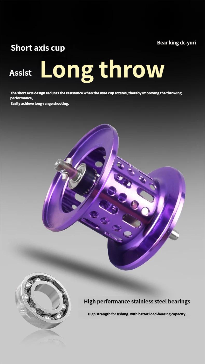 Xiongwang Yuri DC Baitcasting Reel, Intelligent Electronic Brake Fishing Reel, Lightweight Carbon Long Casting Reel for Bass Fishing