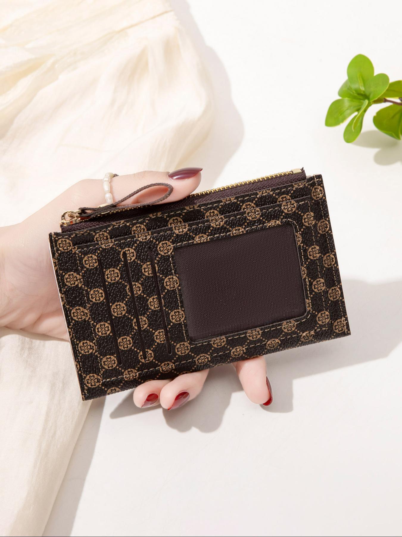 Women's Solid Color Zipper Wallet, Fashionable CoinPurse for Daily Used, Casual Trendy Versatile High-quality Daily Wallet for Women，Christmas Gift, Valentine's Day Gift, Ideal Gift, Durable Fashion Wallet