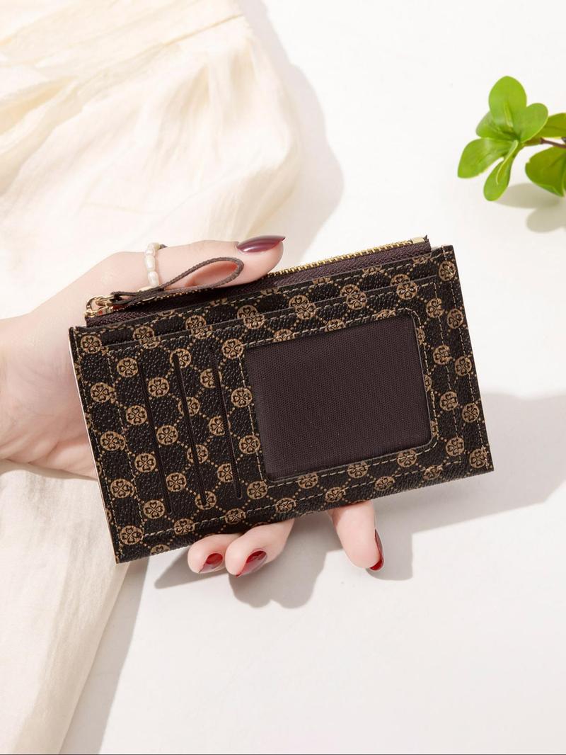 Women's Solid Color Zipper Wallet, Fashionable CoinPurse for Daily Used, Casual Trendy Versatile High-quality Daily Wallet for Women，Christmas Gift, Valentine's Day Gift, Ideal Gift, Durable Fashion Wallet