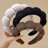 【Black Friday】3pcs Plush Hairbands Set, Fashion Headbands, Multi-Functional Elegant Simple Solid Color Hair Accessories for Daily Use, Soft Headband