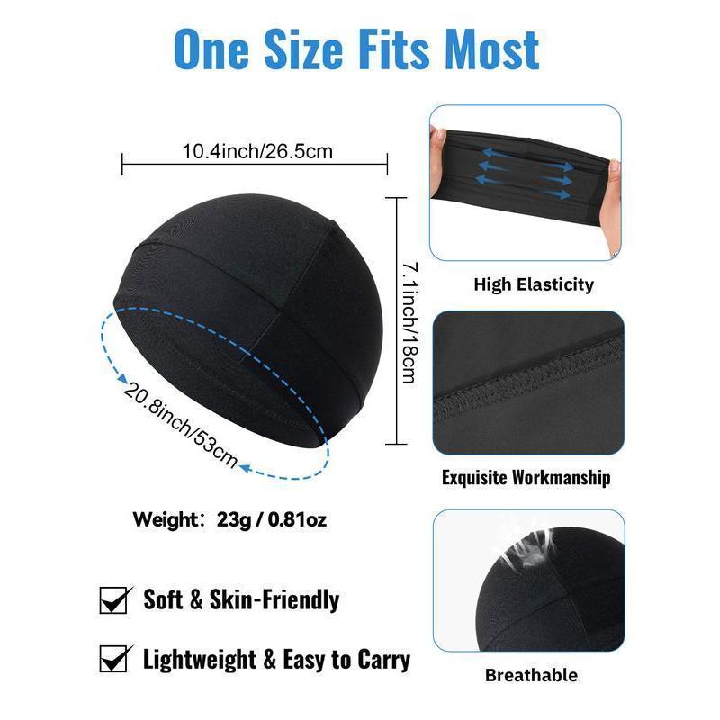 3pcs Simple Style Plain Color Skull Beanie for Men & Women, Casual Sportive Breathable Beanie Hat for Outdoor Sports for Men & Women, Fitted Hats, High Quality Hat Christmas