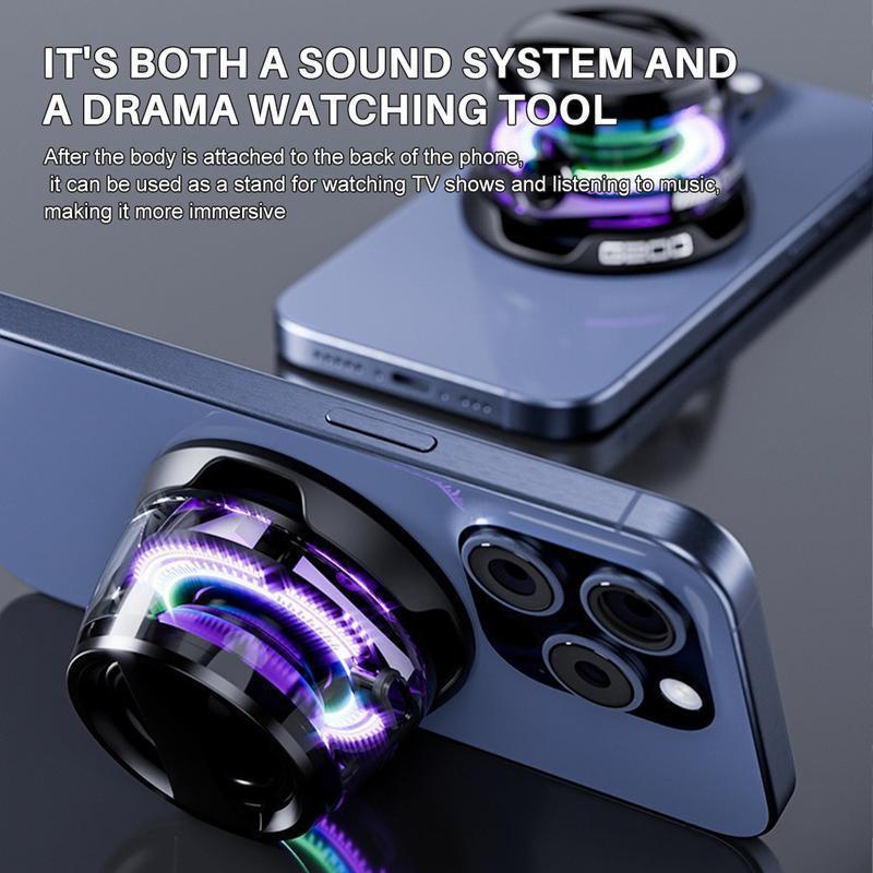 G200 Mini Tool Box Bluetooth Speaker with BT 5.3 Fast Pair, Magnetic Mount & RGB Lights, Portable Metal Design with Lanyard, AUX Input & Clear Audio for TikTok Live & On-the-Go Music Lovers