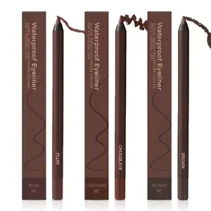 24HR Waterproof Sharpenable Gel Eyeliner Duo Set, Viral TikTok Makeup, Smudge-Proof, No-Fade, All-Day Wear, Smooth Glide, High Color Payoff for Everyday Eye Looks