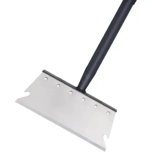 Pragmatist Garden Shovel, Ice Scraper, Multifunctional Cleaning Shovel with 59" Adjustable Handle Heavy Duty Garden Tool  Lawn Edging, Scraping, Weed and Ice Removal New model