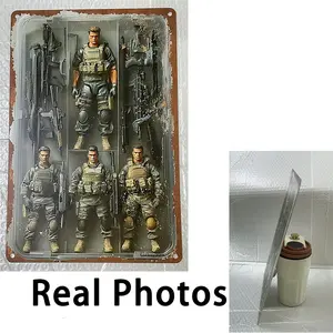 Special Forces Action Figure Set, Military Themed Action Figure Set with Various Weapon & Equipment, Home Decor for Living Room, Bedroom, Office, Articulated Figures, Collectible Action Figure
