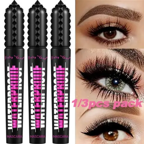 Waterproof Long Lasting Voluminous Mascara for All Lengthening Makeup Products, Enhances Natural Beauty and Volume, Perfect for Daily Use and Special Occasions, Volumizing Mascara