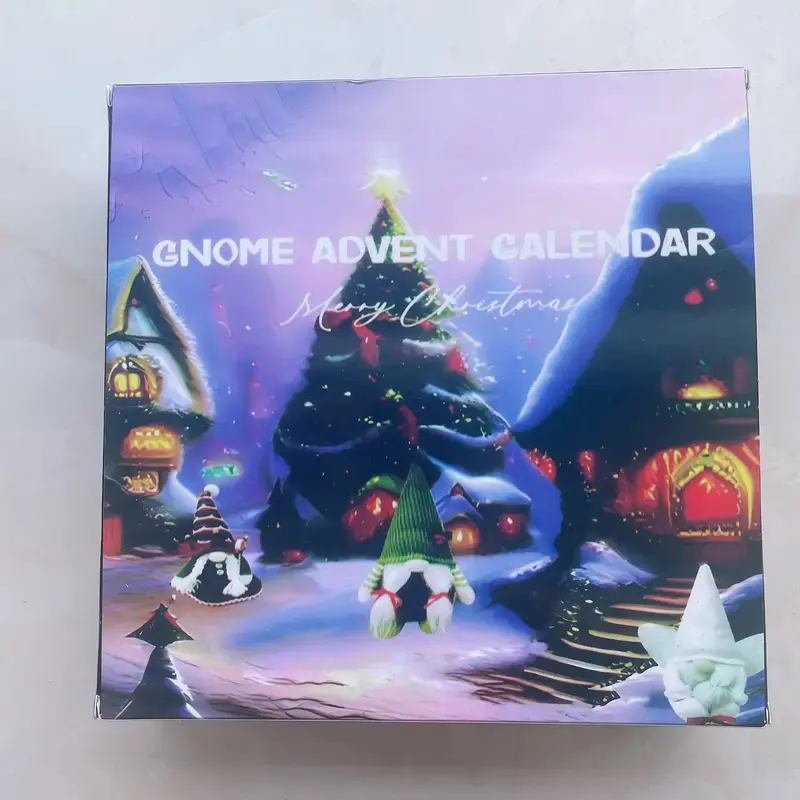 Christmas Gnome Advent Calendar Christmas Gnome Arrival Calendar Christmas Gift Box Set