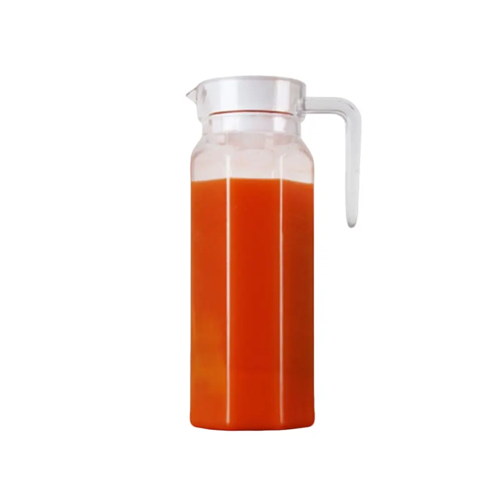 Transparent Juice Jug, Plastic Water Pitcher, Ideal for Juices, Tea, Lemon, Water, Milk, Cold Beverage Bottle, Kitchen Utensils, Drinkware, Essential Drink Container