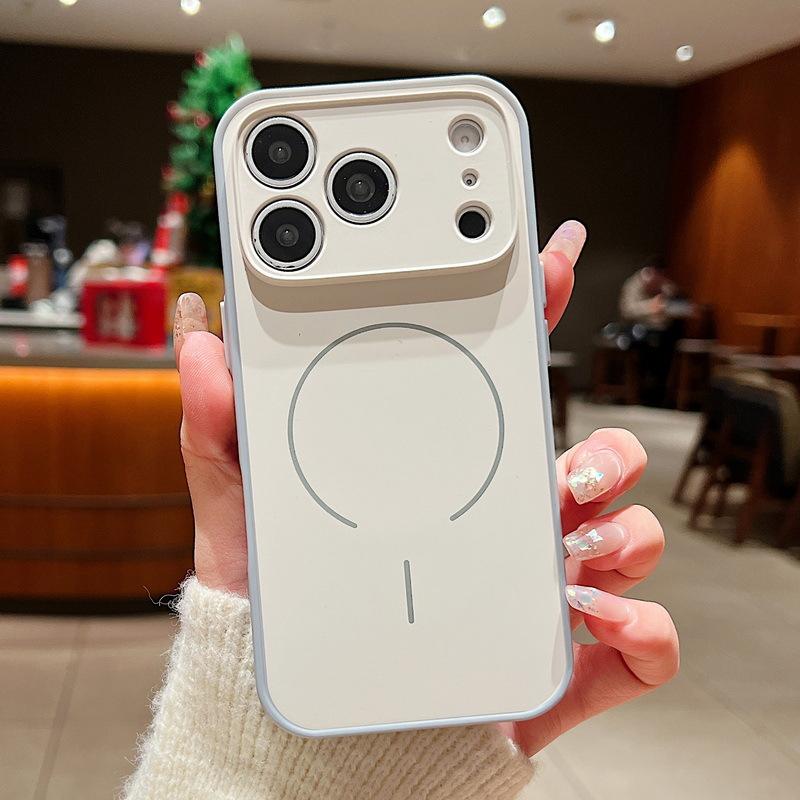 Premium Soft Touch iPhone Case with MagSafe & Camera Protector, Smooth Silicone Grip, Slim Shockproof Protection for iPhone 17 16 15 14 13 12 ProMax Plus Air 16E