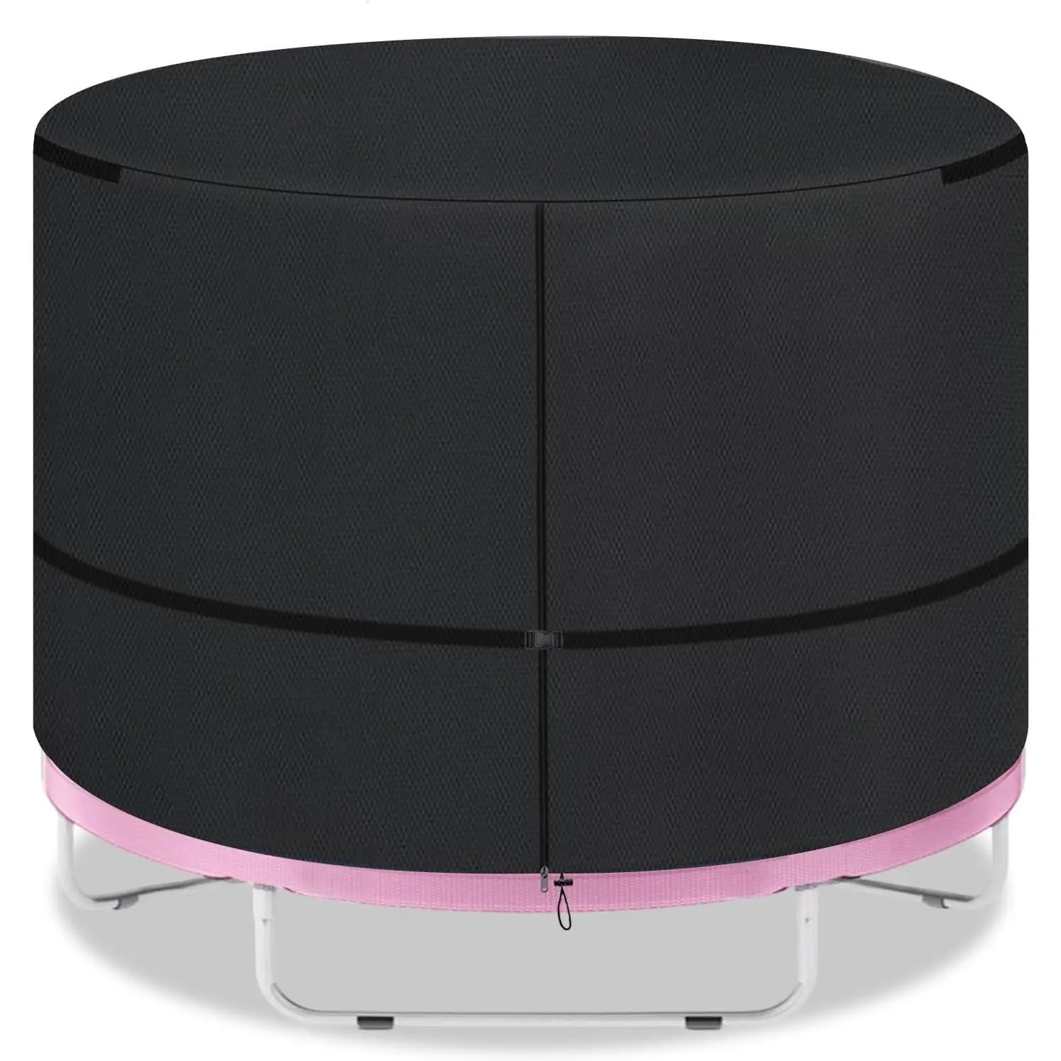 Kids 600D Oxford Waterproof Outdoor Trampoline Cover - Protective Jumping Bed Cover for 57*57in Round Trampoline with Fence