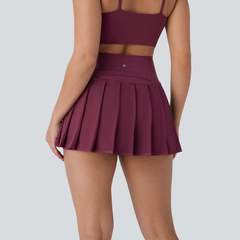 Halara Breezeful™ High Waisted Pleated 2-in-1 Side & Pocket Asymmetric Hem Quick Dry Mini Dance Skirt Halara Breezeful™ High Waisted Pleated 2-in-1 Side & Pocket Asymmetric Hem Quick Dry Mini Dance Skirt