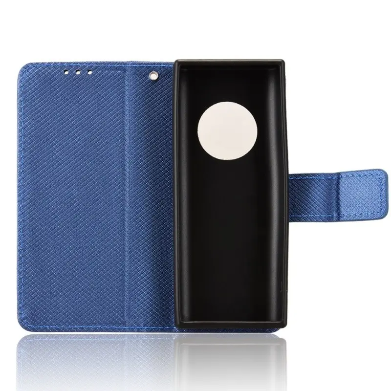 Vegan Leather Flip Phone Case, Stain-Resistant, Compatible with Nokia 125 4g, Nokia 110 4g, Hmd 110 4g, Hmd 210 4g, with Lanyard and Stand Function