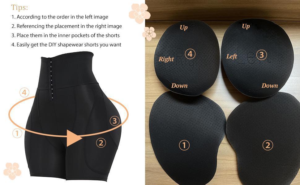 High Waisted Body Shaper Shorts Shapewear for Women Tummy Control Thigh Slimming Slip Shorts Butt Lifting Shapewear Panty Hip Compression Seamless Womenswear Padded Lingerie Basic Minimalist