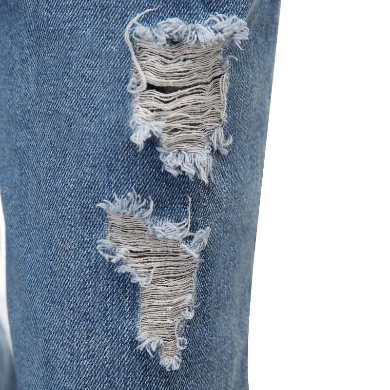 Plus Size S-3XL Men Denim Overalls Jumpsuit Shorts Ripped Hole Suspender Bib Jean Pants Cargo Work Summer Casual Slim Loose Street Wear Outfit Black Blue