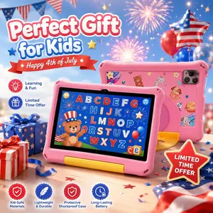 10.1 Inch Android Touchscreen Tablet for Kids Ages 3-12, Home Use, Movies, Streaming, Internet, Wireless Connection, Games, Music, Educational Apps, Holiday Gift