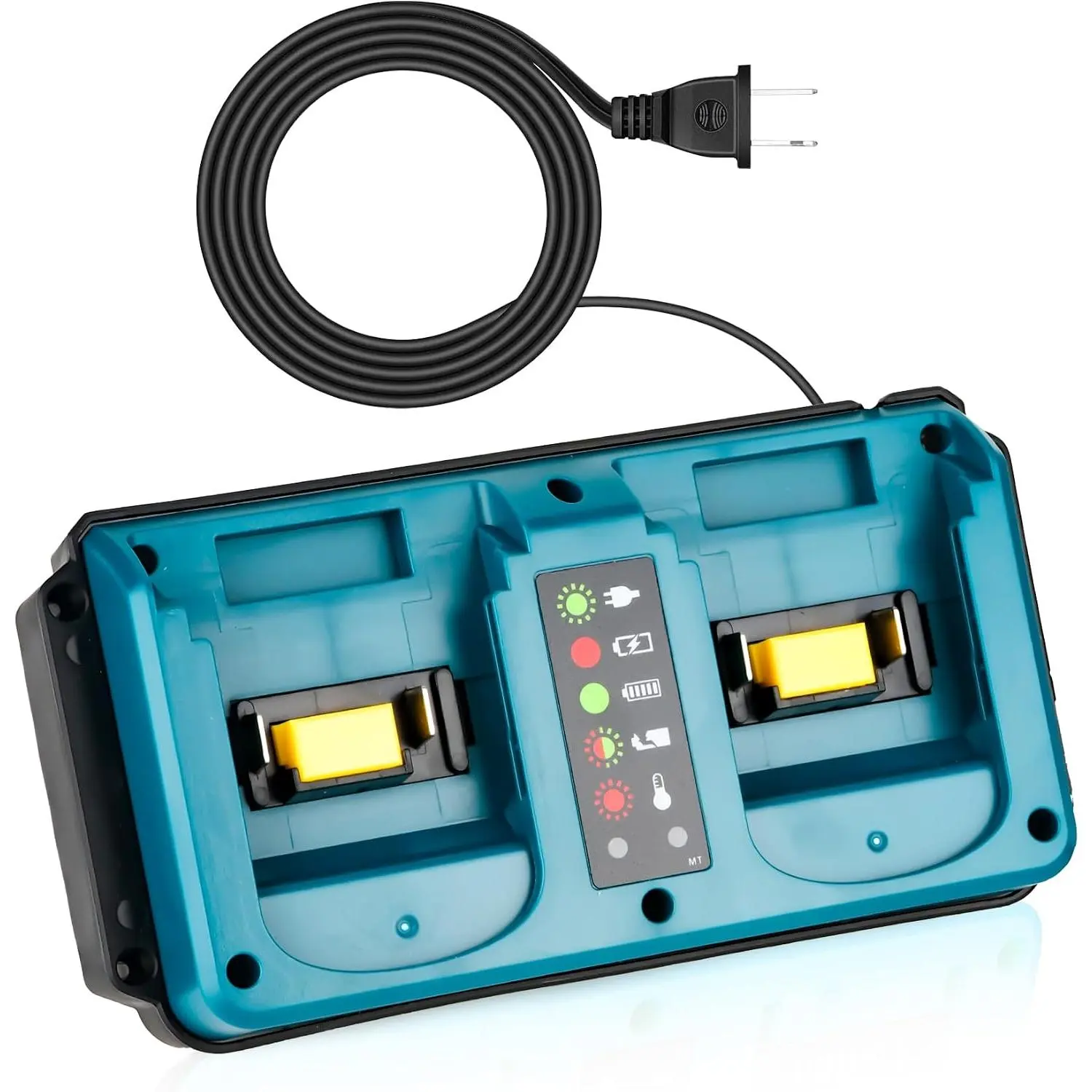 18V DC Out Charger Unit Compatible with Makita 14.4V-18V LXT Batteries, Works with BL1820 BL1830 BL1850 BL1430B BL1450B BL1440B, Blue Power Tool Accessory