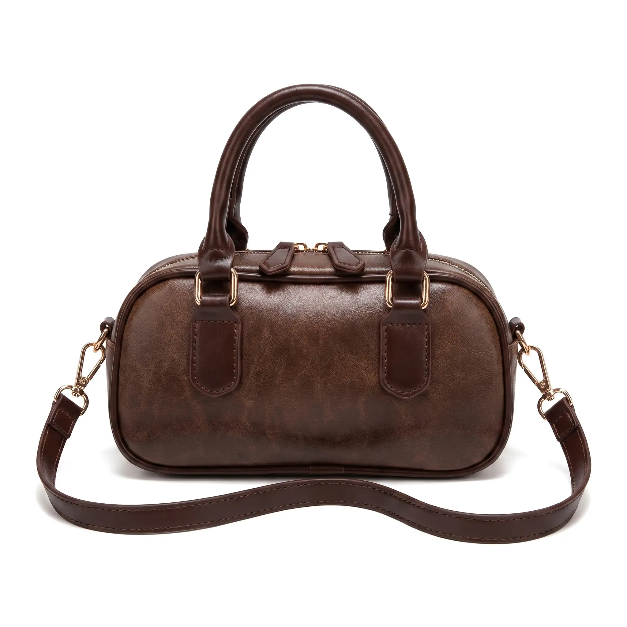 Vintage Mini Square Bag For Women Trendy Crossbody Shoulder Bag 2026 New Stitching Design Small Commuter Handbag Daily Essential