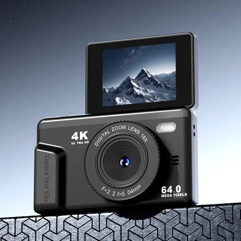 Digital Camera, Vlogging Camera for YouTube, Fast Autofocus UHD Video Camara for Beginner Travel with 16X Zoom, Memory Card