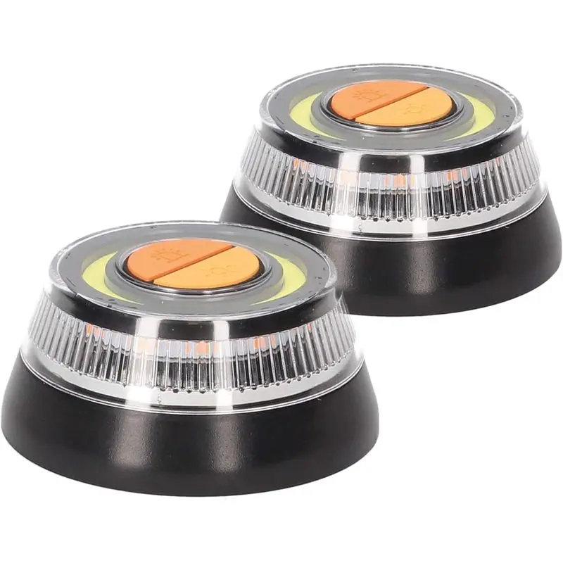 V16 Car Emergency Warning Light Certified by Spain Traffic Authority, Vehicle Hazard Beacon, 1km Visibility, with Magnetic Base and Flashlight Function