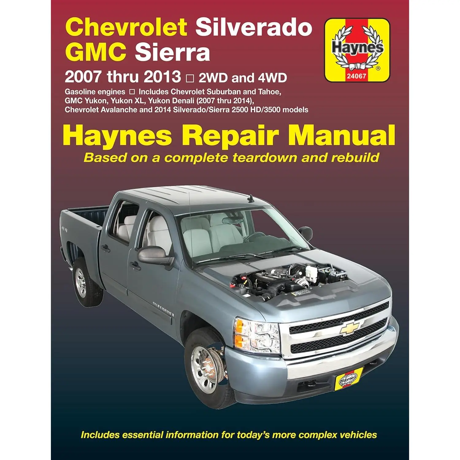 Chevrolet Silverado & GMC Sierra / Sierra Denali 1500 (07-13), 2500 HD & 3500 (07-14), Avalanche/Suburban/Tahoe/Yukon/XL/Denali (07-14) Haynes Repair Manual