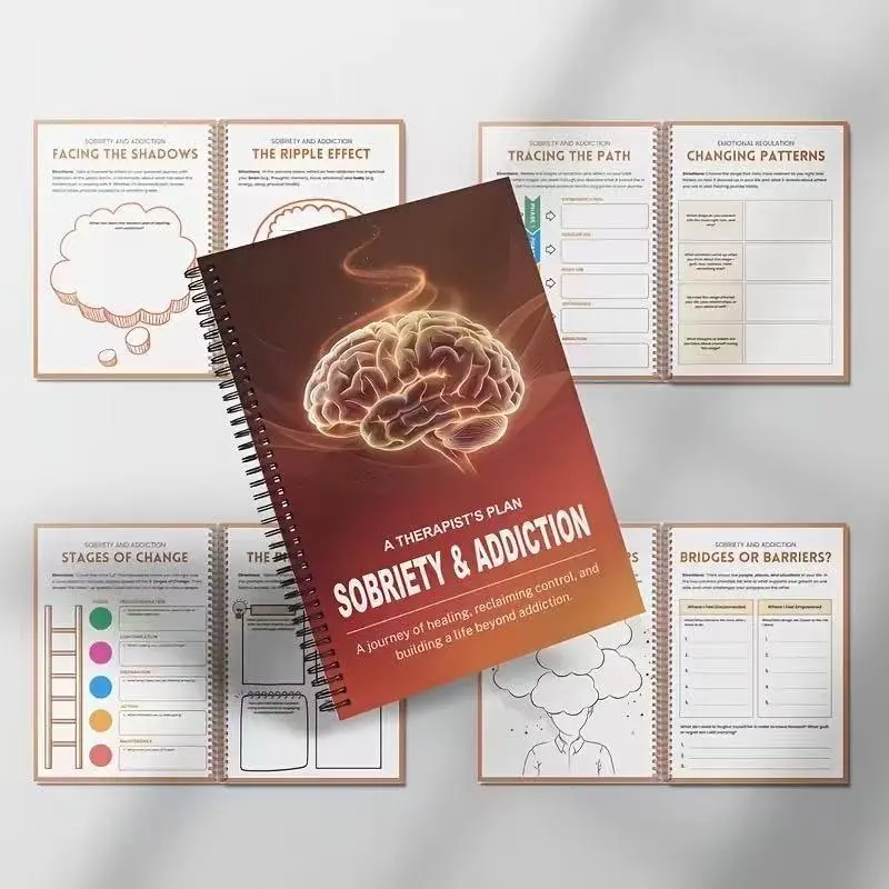 New Sobriety & Addiction Recovery Handbook, Professional Therapist Designed, Practical Tool for Addiction Rehabilitation, Life Reconstruction Guide