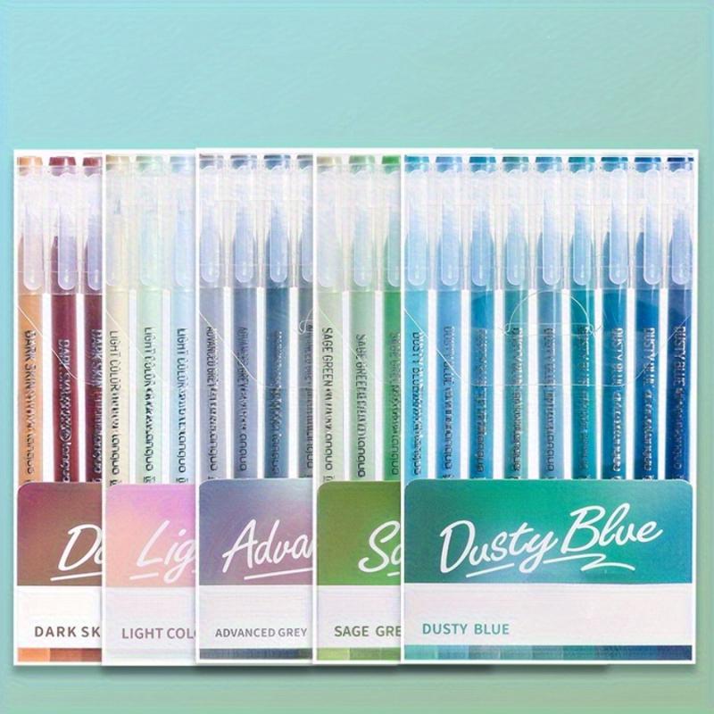 45 Morandi colour gel pens Neutral pens Coloured gel pens Large capacity drawing Non repetitive DIY student writing Correction marking Drawing gel pens