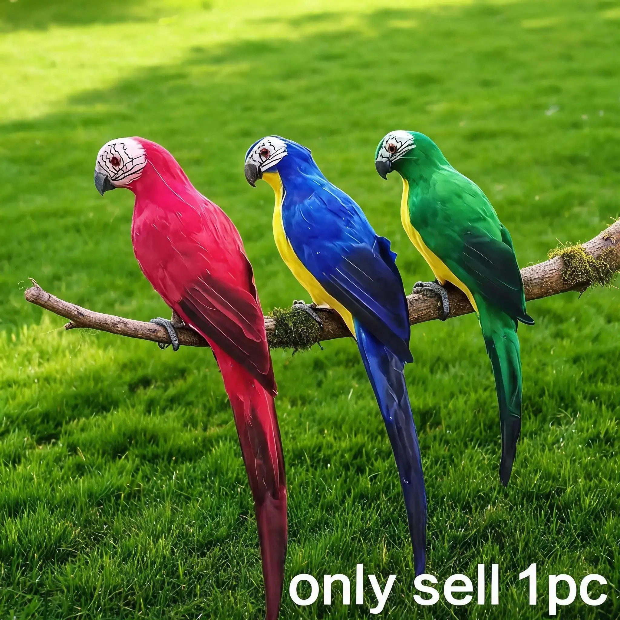 Nordic Style Bird Statue: Realistic Feathers, Weatherproof UV Resistant, Versatile for Patio Spring Garden Decor, Party Setup, Hallway Home Ornaments, Garden Sculptures Statues